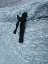 Men’s Heather Grey Cotton Shorts – Soft Fabric Casual Wear with Drawstring Waist