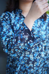 Farshi Shalwar blue - Brands Kahani