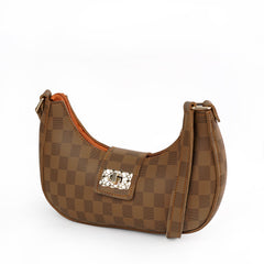 Chelsea Checkered Shoulder Bag | Stylish Women’s Handbag – Kahani47 - Brands Kahani