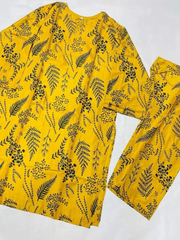 Floral Leaf Print - Brands Kahani