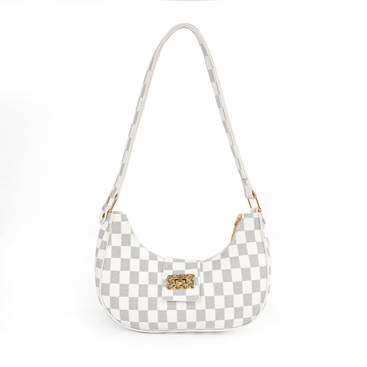 Chelsea Checkered Shoulder Bag | Stylish Women’s Handbag – Kahani47 - Brands Kahani