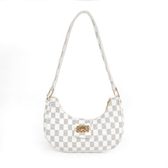 Chelsea Checkered Shoulder Bag | Stylish Women’s Handbag – Kahani47 - Brands Kahani
