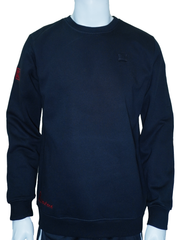 Men’s Premium Crewneck Sweatshirt with Minimal Embroidered Detail