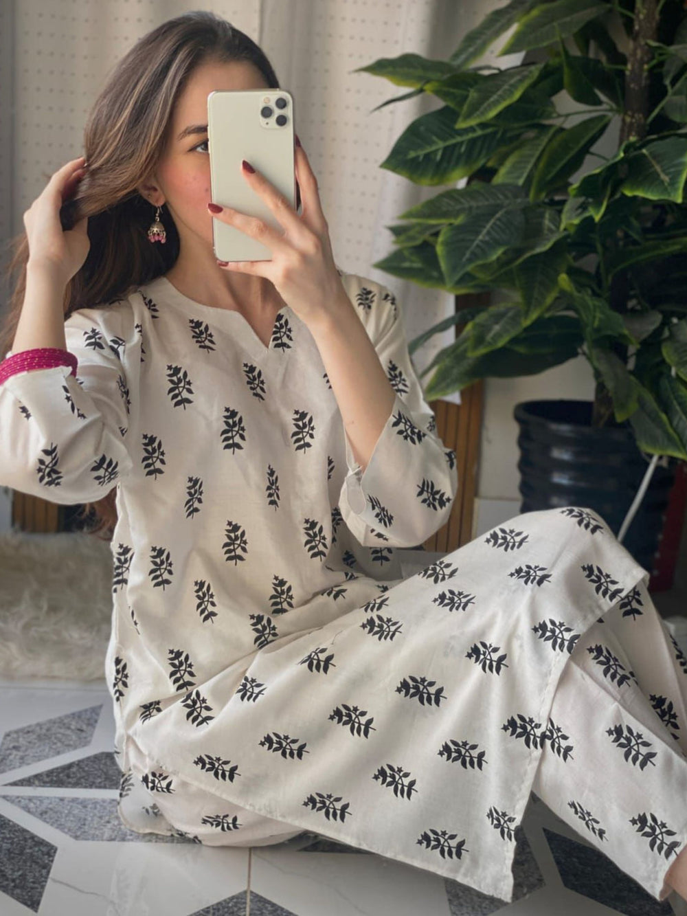 Saleha Block Print 2Pcs - Brands Kahani