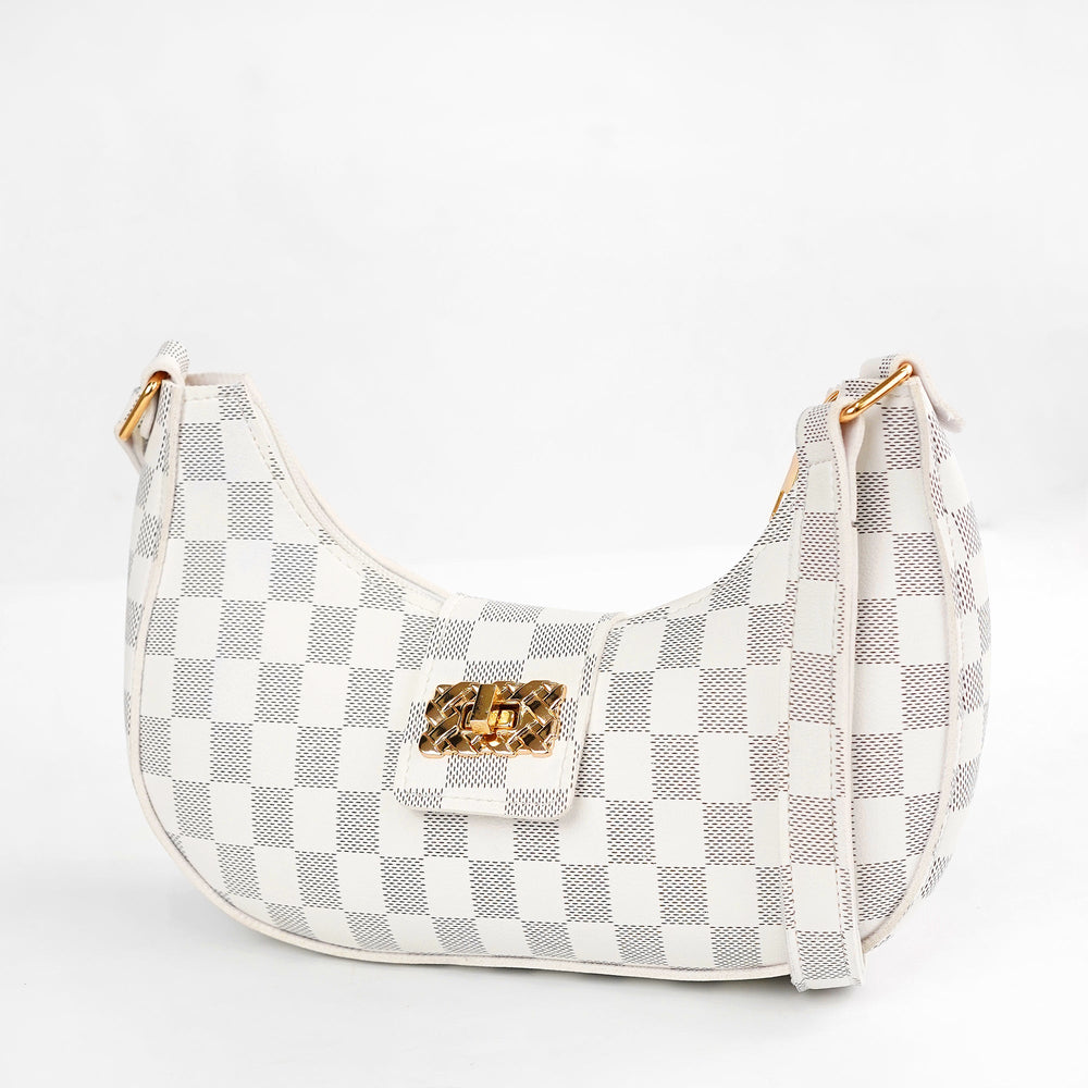 Chelsea Checkered Shoulder Bag | Stylish Women’s Handbag – Kahani47 - Brands Kahani