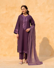 Meer Embroidery 3 piece - Brands Kahani