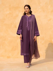 Meer Embroidery 3 piece - Brands Kahani
