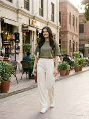 Women's Fleece Wide-Leg Trouser