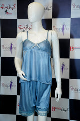 2 Piece Short Silk Nighties Set | Soft & Stylish Womenβs Sleepwear πΈ