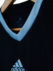 Mens Black Dry Fit V-Neck T-Shirt Lightweight, Moisture-Wicking Adidas