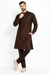 TRADITIONAL PRINTED KURTA PAJAMA