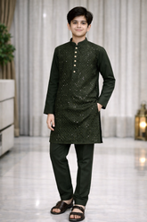 Kid Embroidered Kurta Shalwar