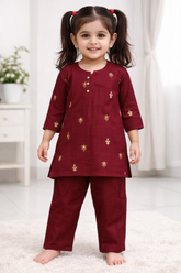 fancy girls suit with shiny sequins