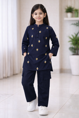 fancy girls suit with shiny sequins