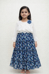 Girls Party Wear Floral Dress