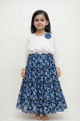 Girls Party Wear Floral Dress
