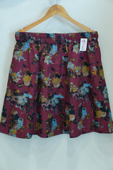 Silk Printed Skirt