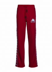 Red Fleece Trouser with Side Tape Design – Premium Streetwear Edition