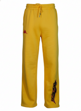 Yellow Fleece Trouser with Small Bottom Print – Cozy Winter Streetwear