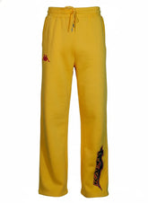 Yellow Fleece Trouser with Small Bottom Print – Cozy Winter Streetwear