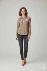 Indian Print Full Sleeve Shirt