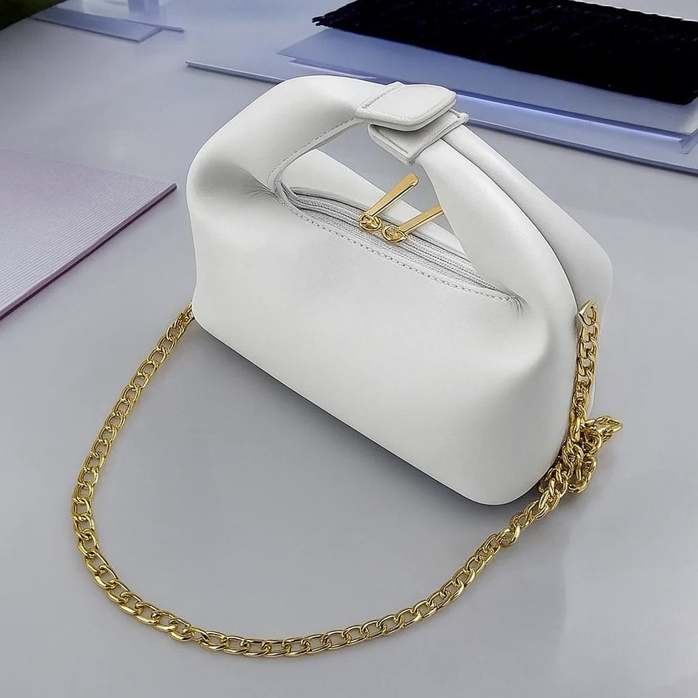 Mira Shoulder Bag with Gold Chain | Stylish Women’s Handbag – Kahani47 - Brands Kahani