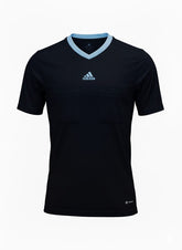 Mens Black Dry Fit V-Neck T-Shirt Lightweight, Moisture-Wicking Adidas