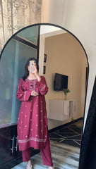 New Sequence Embroidered Long Lenth 2Pcs - Brands Kahani