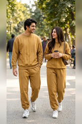 Unisex Relaxed Tee & Straight Trousers Set