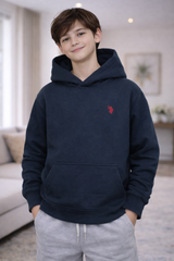 U.S. Polo Assn Kids Fleece Hoodie Unisex – Soft & Warm Winter Wear