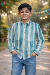 Kids Full Sleeves Boys Shirts