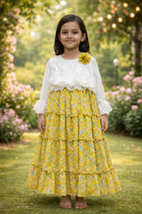 Girls Party Wear Floral Dress
