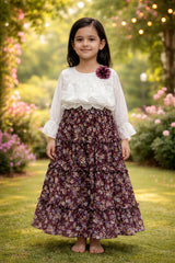 Girls Party Wear Floral Dress