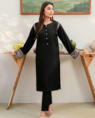 Siyah Style Embroidery Suit 2Pcs - Brands Kahani