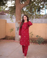 New Petal Embroiderd 2Pcs - Brands Kahani