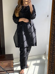 New Mirror Work EMB Cotton 2Pcs - Brands Kahani