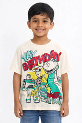 Round Neck Printed T-Shirt Half Sleeve
