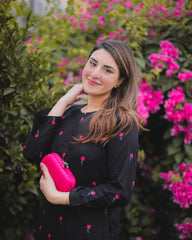 Daisy Delight ( Stitched Emb 2 Pcs) - Brands Kahani