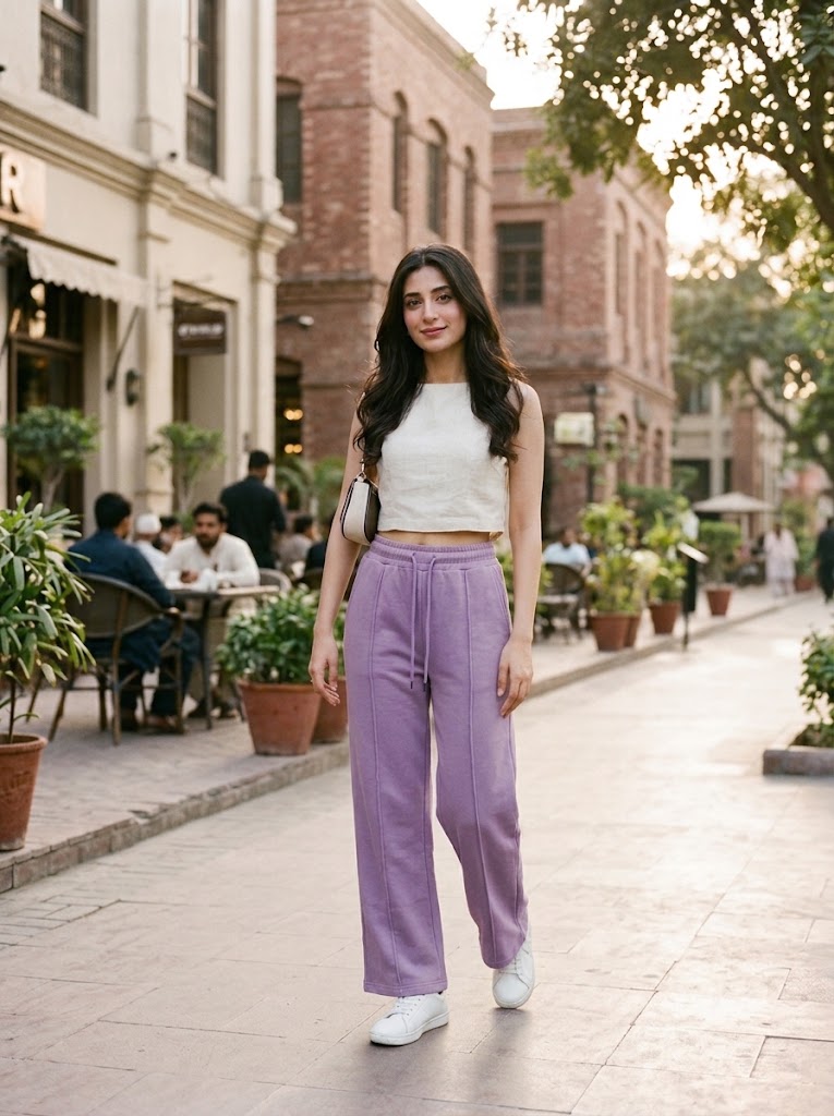 Women's Fleece Wide-Leg Trouser