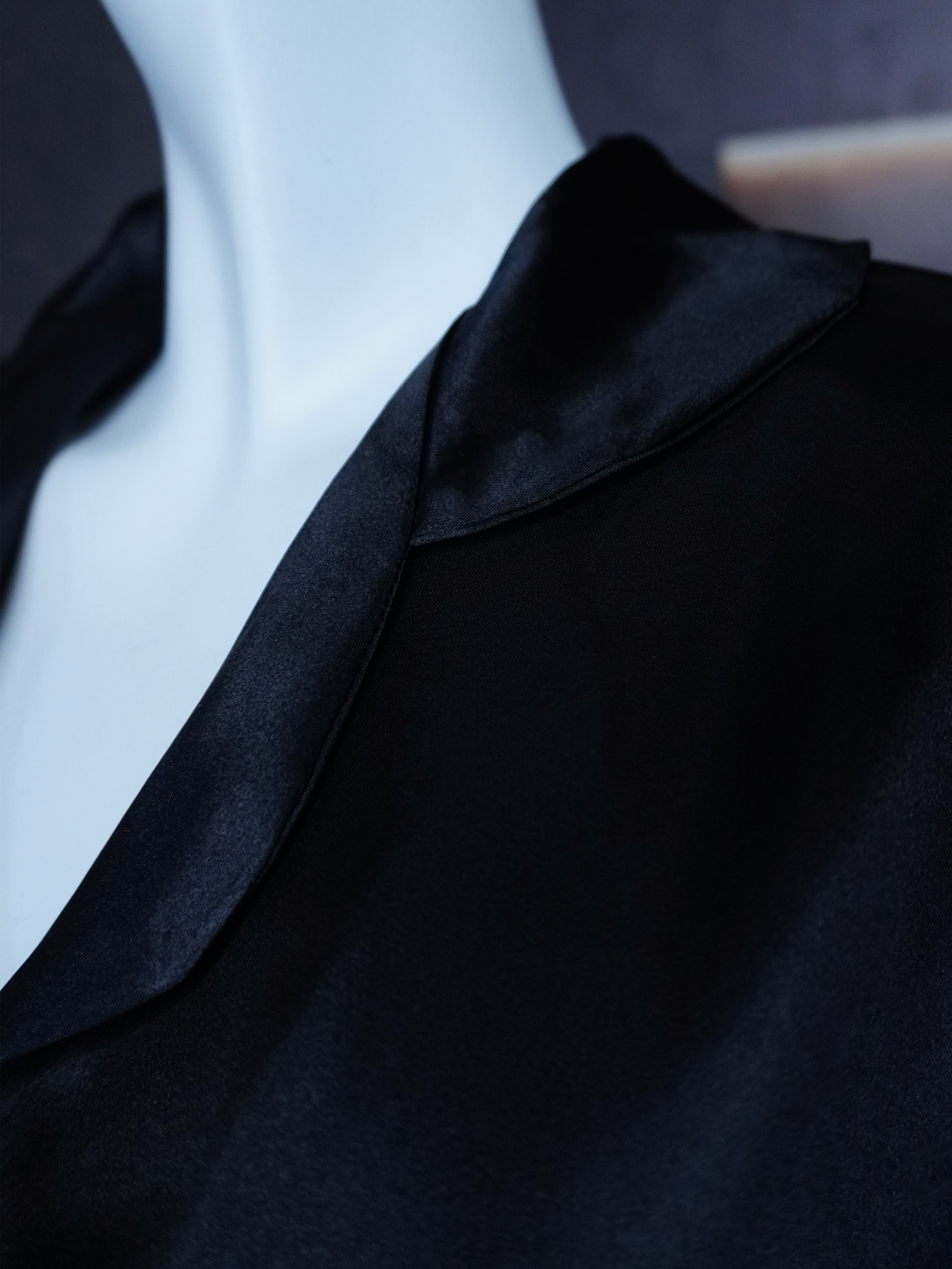 Women’s Silk Night Suit – Full Sleeves & Trouser Set