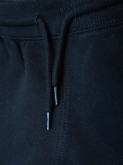 Men’s Black “Unstoppable” Printed Shorts – Stylish Cotton Blend Casual Wear