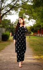 Saleha Block Print 2Pcs - Brands Kahani