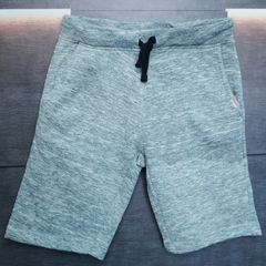 Men’s Heather Grey Cotton Shorts – Soft Fabric Casual Wear with Drawstring Waist