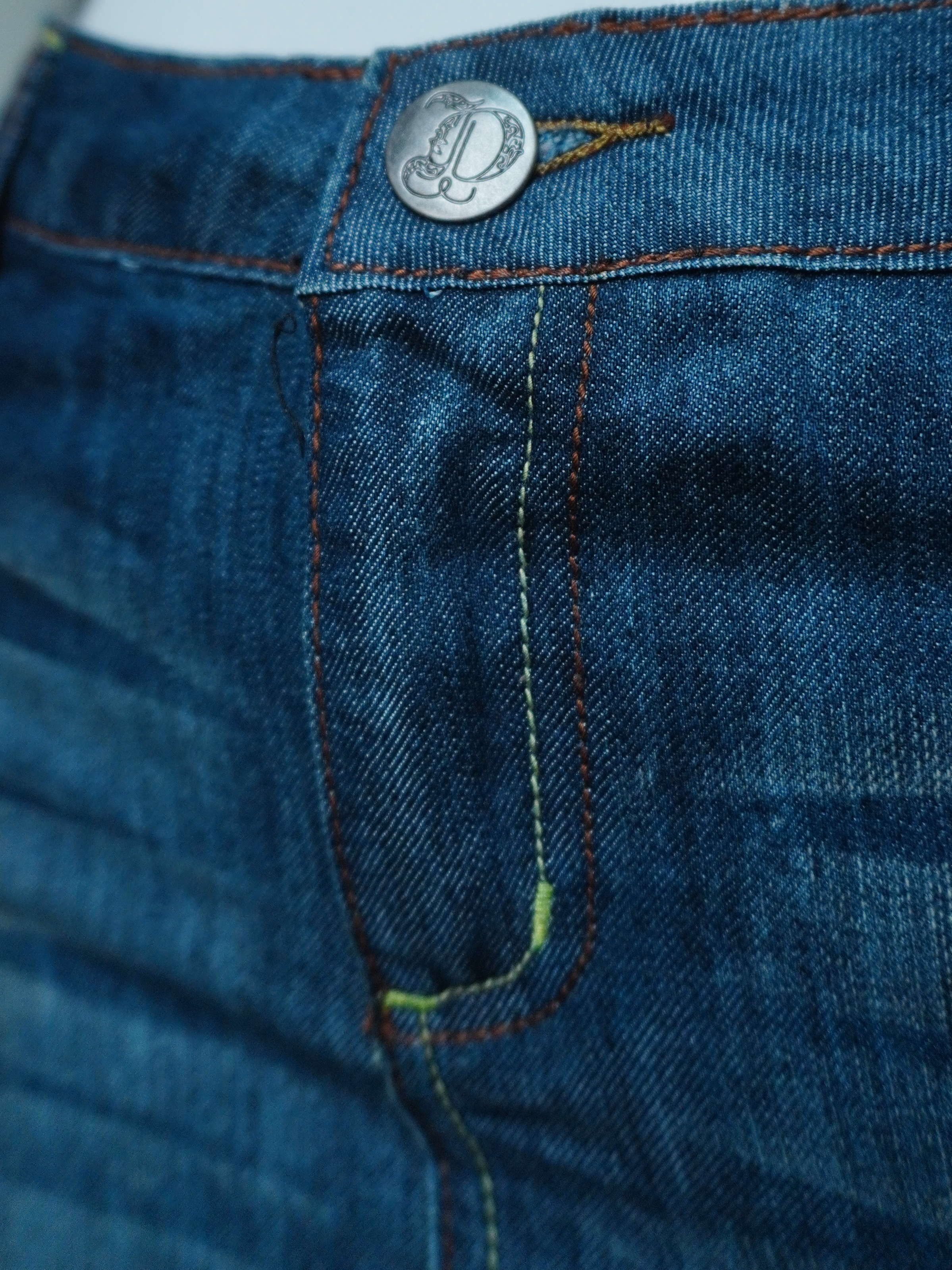 Women’s Dark Blue Denim Mini Skirt