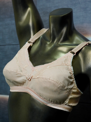 Amrij Women’s Cotton Bra – Skin Color | Everyday Comfort Fit