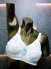 Amrij Cotton Classic Bra – 100% Pure Cotton Comfortable Everyday Support