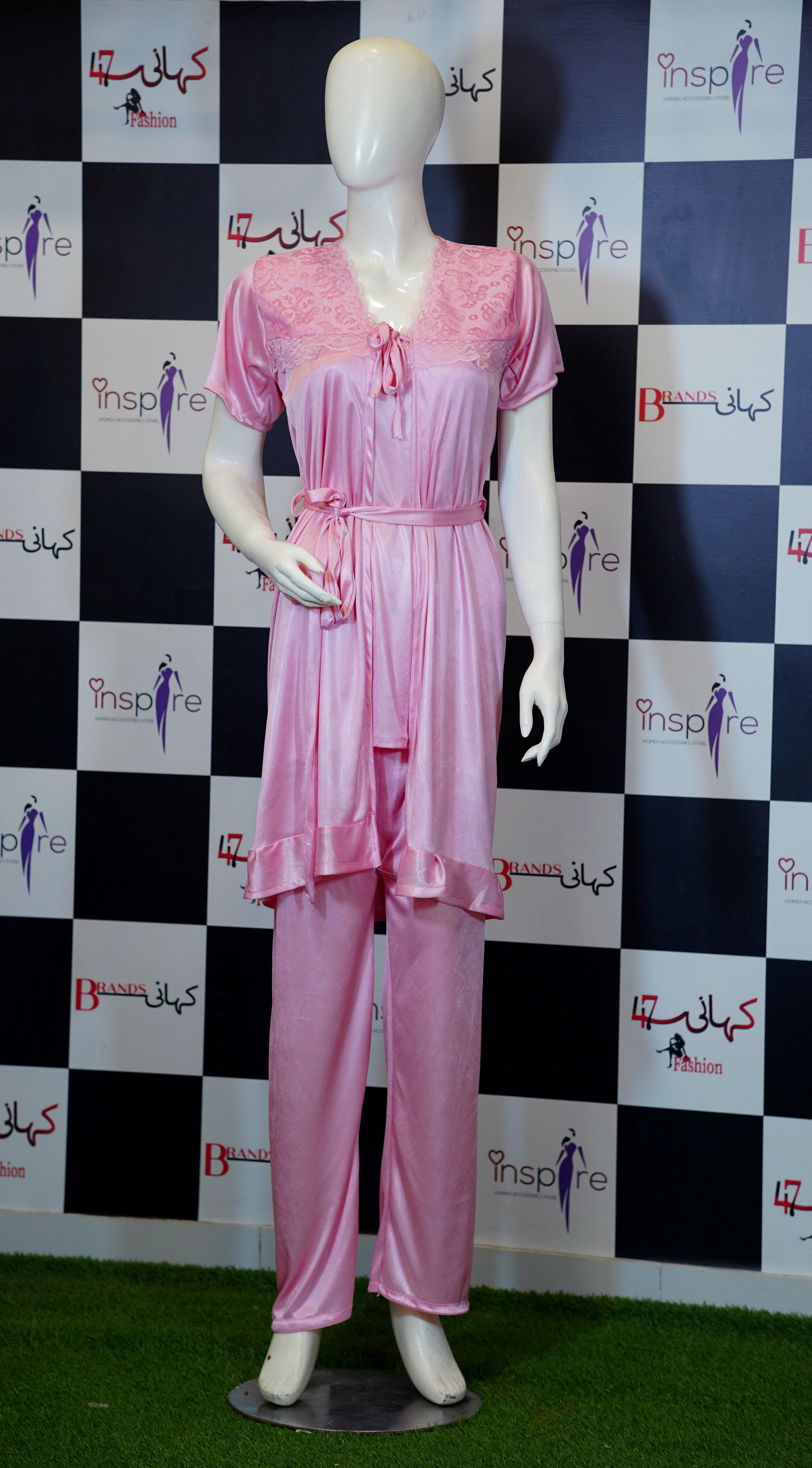 3 Piece Silk Pajama Suit | Soft & Stylish Women’s Nightwear 🌸