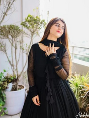 Shafoon Maxi (Stitched 3 Pcs) - Brands Kahani