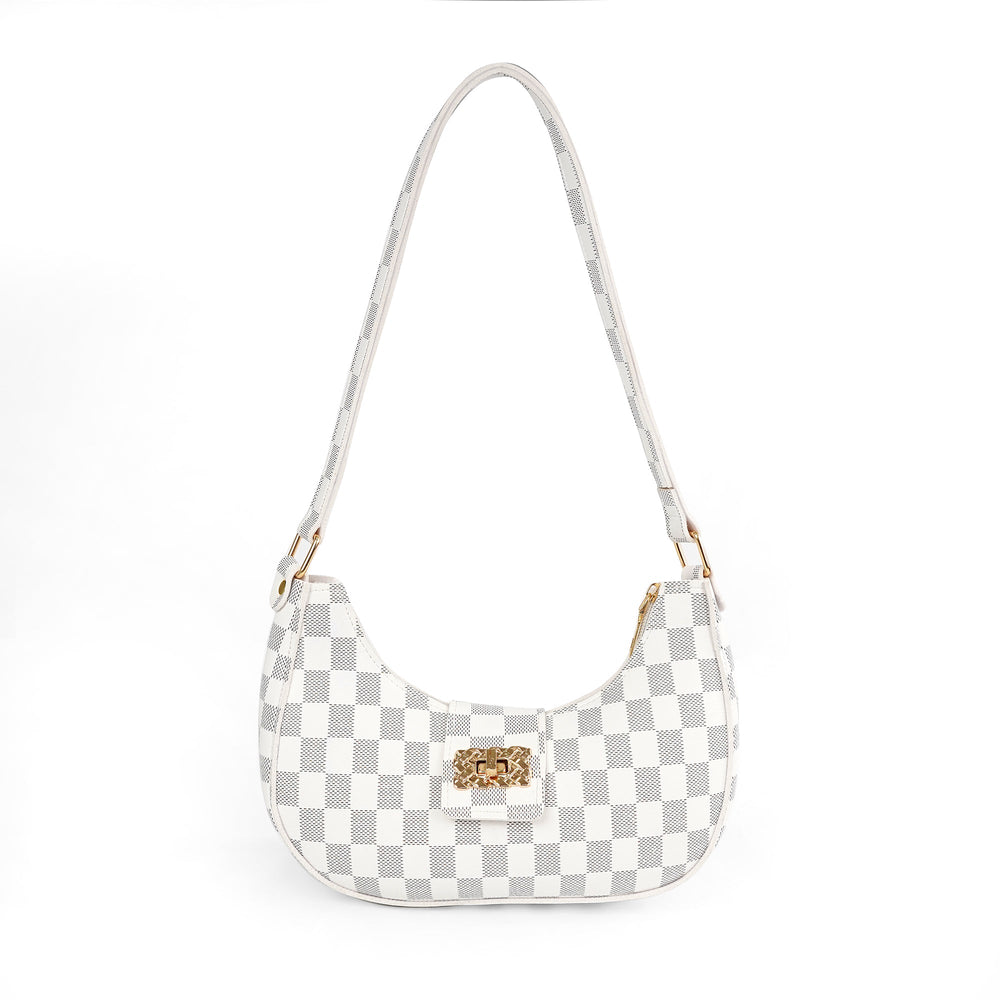 Chelsea Checkered Shoulder Bag | Stylish Women’s Handbag – Kahani47 - Brands Kahani
