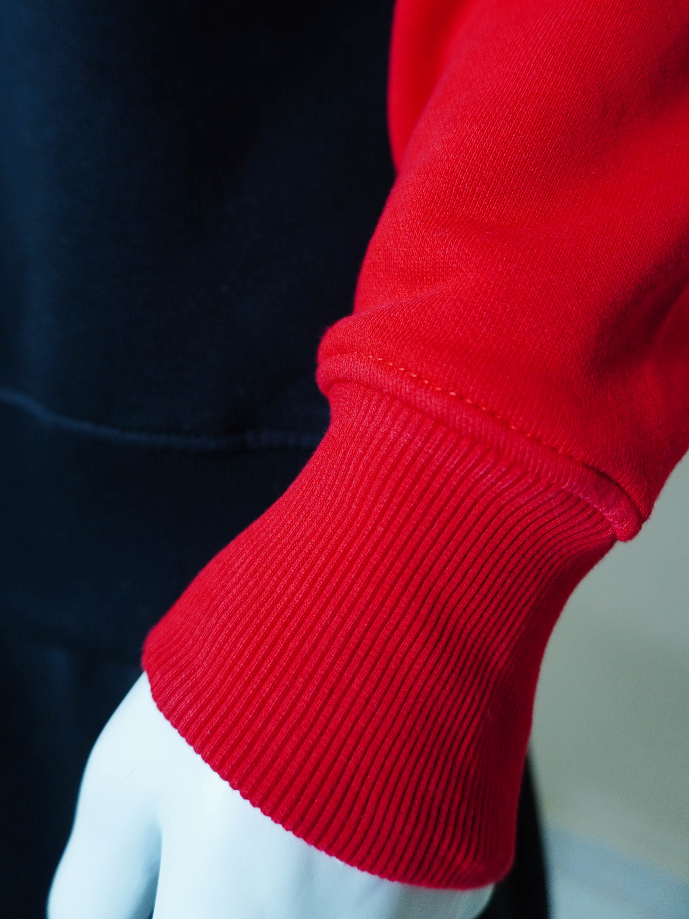 Men’s Premium Turtle Neck Sweatshirt with Bold Sleeve Print